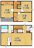 物件の間取り画像