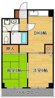 ダイナコート折尾Ⅱの間取り