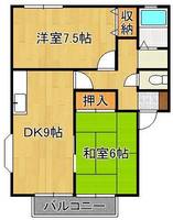 アザレア藤原A・B棟の間取り
