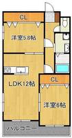 物件の間取り画像