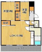 サルヴァトーレ本城Ⅱの間取り