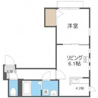 MAHALO OHASHI GAKUENMAEの間取り