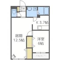 ロイヤルシティ月寒の間取り