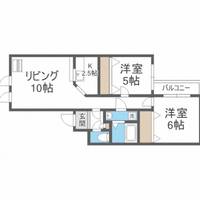 サントアリオ・デ本通南 103の間取り