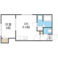 HONU豊平B棟(ホヌ豊平B棟)302の間取り
