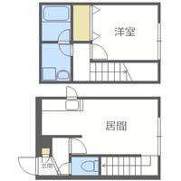 il vento(旧LEE SPACE平岸)107の間取り