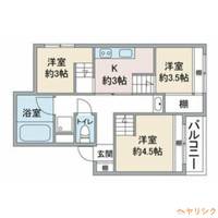 Chou Chou一社101の間取り