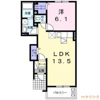 イマジュリーⅡ号館の間取り