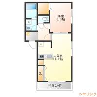 カトルセゾン202の間取り