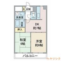 ソレイユ上社の間取り