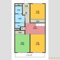 エスポワールHARA203の間取り