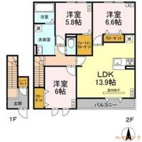 物件の間取り画像