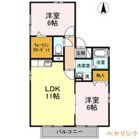 プレストンズ参番館の間取り