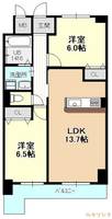 ヒルザコート502の間取り