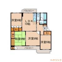 ラルジュ猪子石3Aの間取り