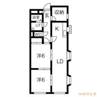 メゾン花の木301の間取り