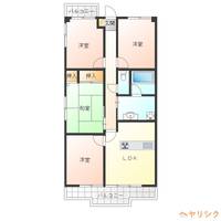 ザ・チェリーパークホームズ5Bの間取り