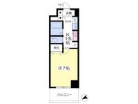 ソレアードⅢ206の間取り