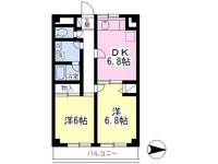 ルミエール茅ケ崎南303の間取り