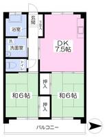 山本マンション202の間取り