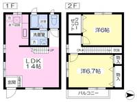 arteA棟1の間取り