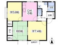ディアス梶川B棟101の間取り