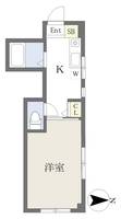 KBコート土居田Ⅰ207の間取り