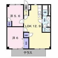福岡県北九州市門司区大字田野浦の賃貸アパートの間取り