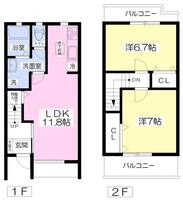 物件の間取り画像