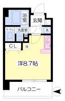 プリムヴェール上木崎503の間取り