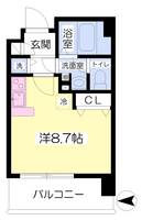 プリムヴェール上木崎405の間取り