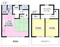 ハイホーム琴C棟102の間取り