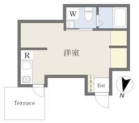 東京都練馬区中村南3丁目の賃貸アパート102の間取り
