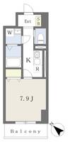 千葉県市原市五井中央西2丁目の賃貸マンション908の間取り
