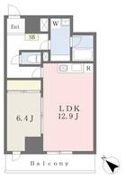 千葉県市原市五井中央西2丁目の賃貸マンション1005の間取り
