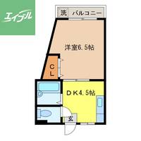 ピースフルミカド301の間取り