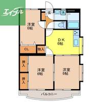 柿田マンション301の間取り