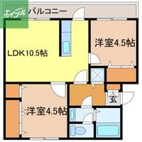 物件の間取り画像