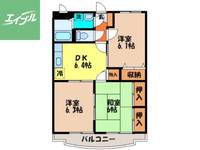 柳原マンションⅡの間取り