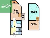 ハーモニー泉202の間取り