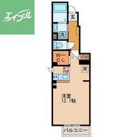 フェリスローズ105の間取り