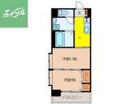 スカイコート西山203の間取り