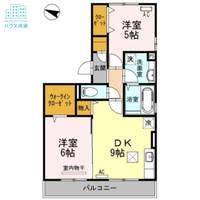 ベルメゾン古賀島の間取り