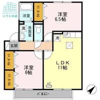 長崎県大村市協和町(アパート)の賃貸物件103の間取り