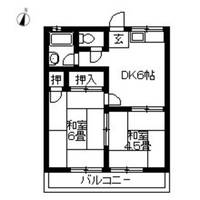 男全ハイツA201の間取り