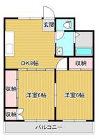 グランドハイツ中里の間取り