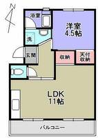物件の間取り画像