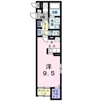 岡山県岡山市南区豊成2丁目(マンション)の賃貸物件101の間取り