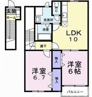 物件の間取り画像