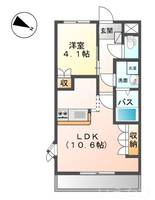 岡山県岡山市南区内尾(アパート)の賃貸物件の間取り